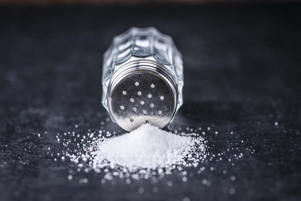 spilled salt