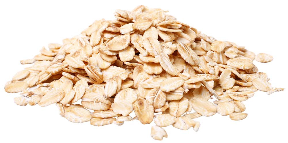 a pile of whole oats